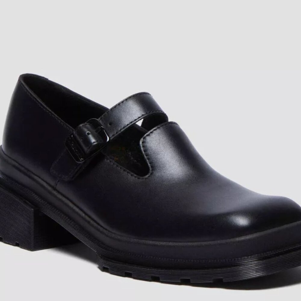 Dr. Marten's Maybole Square Toe Mary Jane Black Shoes Women's 8/ UK 6 / EU 39 - Picture 8 of 9